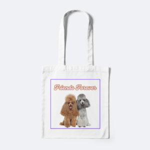 Poodle Printable Tote Bag