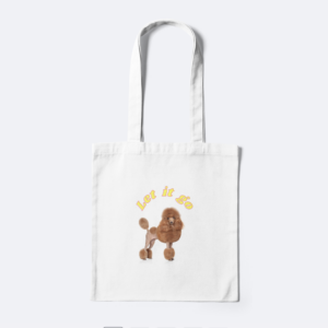 Printable Poodle Tote bag
