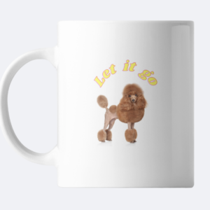 Printable Poodle Mug